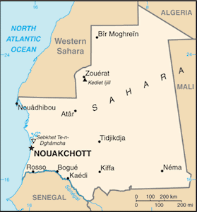 map of Sahara