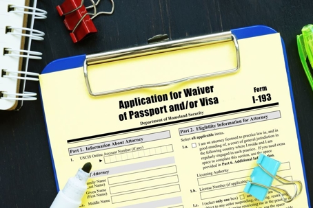 Application of Visa Waiver